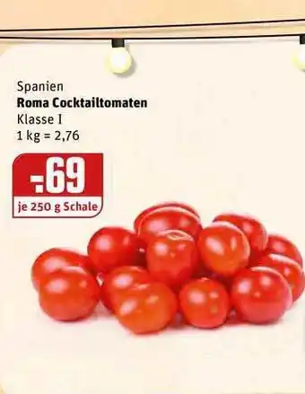 REWE Roma Cocktailtomaten 250g Angebot