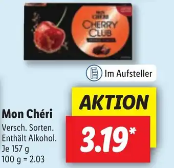 Lidl Mon Cheri 100g Angebot