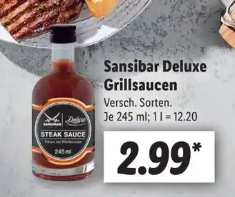 Lidl Sansibar Deluxe Grillsaucen 245ml Angebot