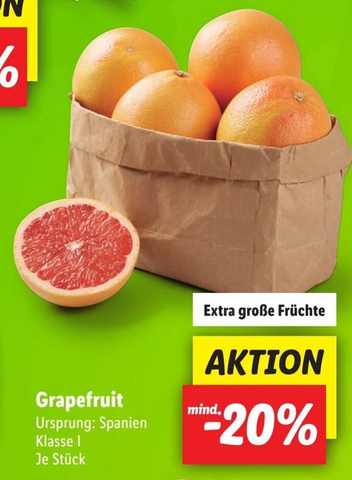 Grapefruit Angebot bei Lidl