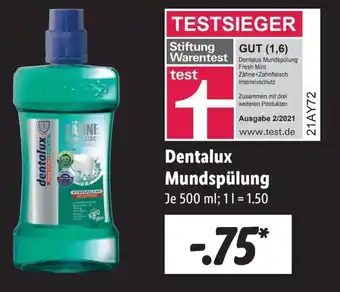 Lidl Dentalux Mundspulung Angebot