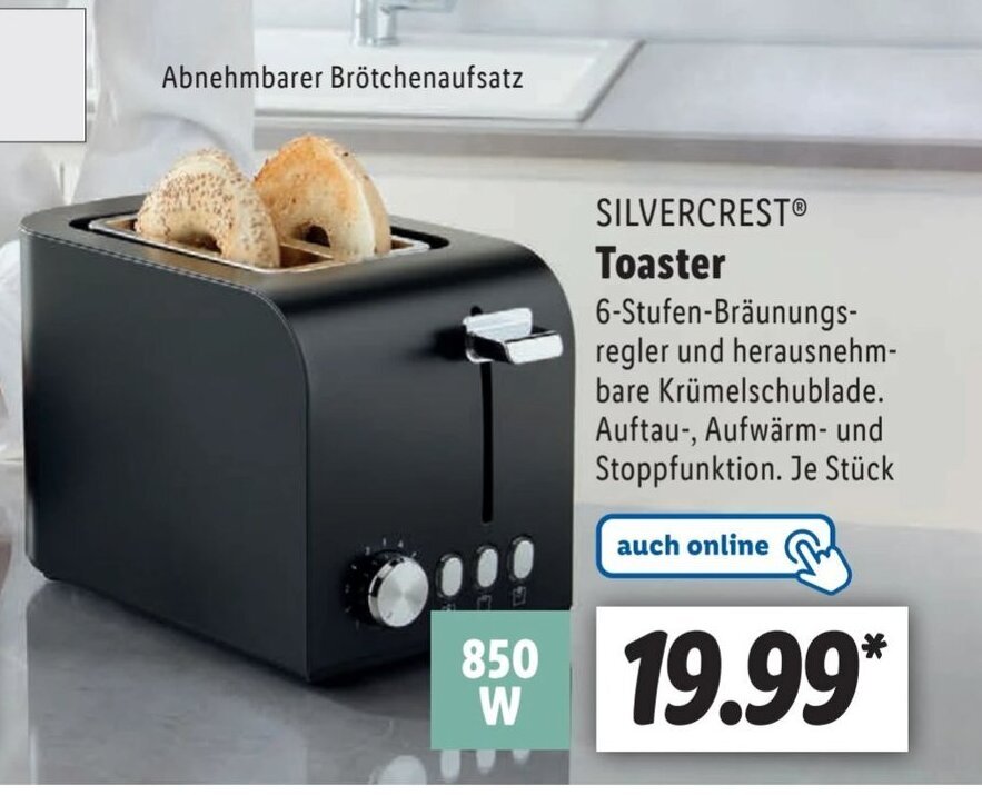 Toaster Angebot bei Lidl