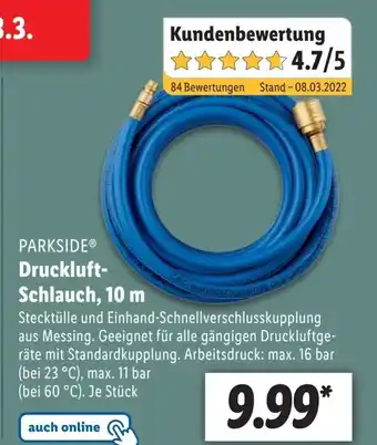 Lidl Druckluft-Schlauch, 10m Angebot