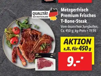 Lidl Metzgerfrisch Premium Frisches T-Bone-Steak 450g Angebot