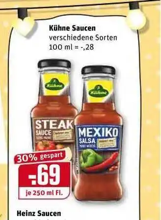 REWE Kühne Saucen 250ml Angebot