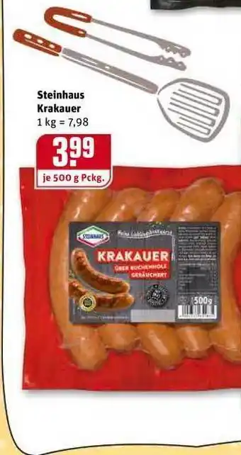 REWE Steinhaus Krakauer 500g Angebot