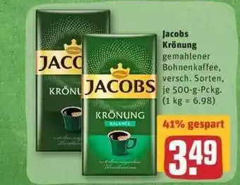 REWE Jacobs Krönung 500g Angebot