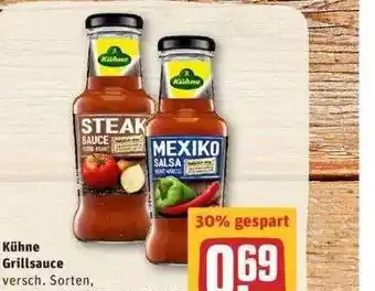 REWE Kühne Grillsauce Angebot