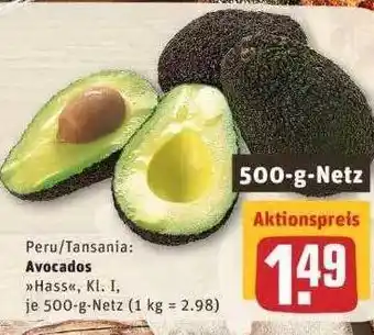 REWE Avocados Hass 500g Angebot