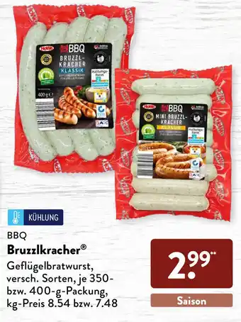 Aldi Süd BBQ Bruzzlkracher 400g Packung Angebot