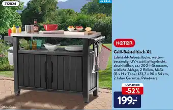 Aldi Süd Keter Grill Beistelltisch XL Angebot