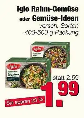 Edeka Scherer Iglo Rahm Gemüse Oder Gemüse Ideen 400-500g Angebot