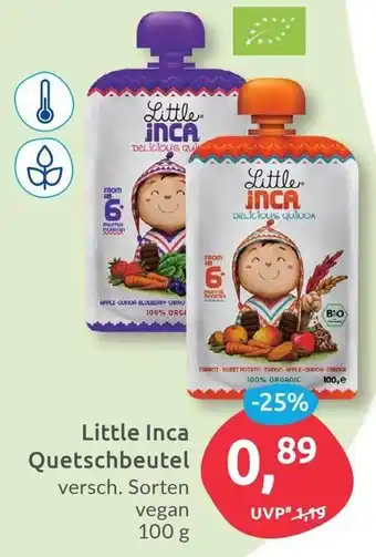 Budni Little Inca Quetschbeutel 100g Angebot