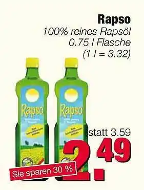 Edeka Scherer Rapso 100% Reines Rapsöl 0,75L Angebot