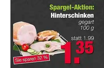 Edeka Scherer Hinterschinken 100g Angebot