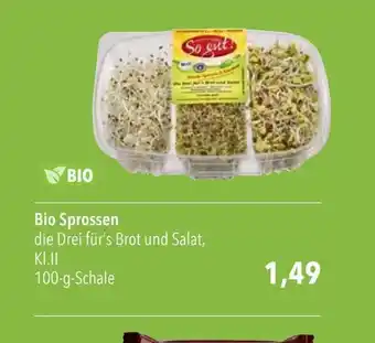 CITTI Markt Bio Sprossen 100 g schale Angebot