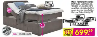 Möbel Boss Motor Polsterbett Gabriola Angebot