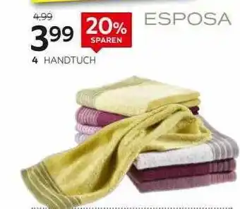 XXXLutz Esposa Handtuch Angebot