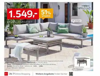 XXXLutz Amalio Dining-loungeset Angebot