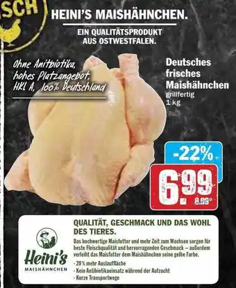 Hit Deutsches Frisches Maishähnchen Angebot