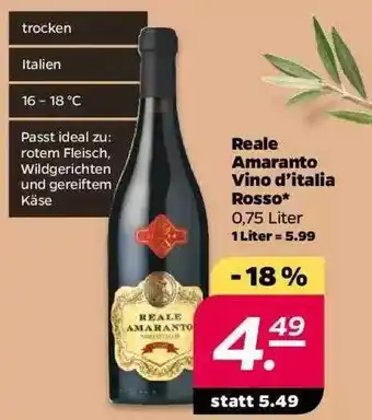 NETTO Reale Amaranto Vino D'italia Rosso Angebot