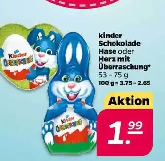 NETTO Kinder Schokolade Hase Oder Herz Mit überraschung Angebot