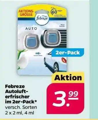 NETTO Febreze Autolufterfrischer Im 2er-pack Angebot