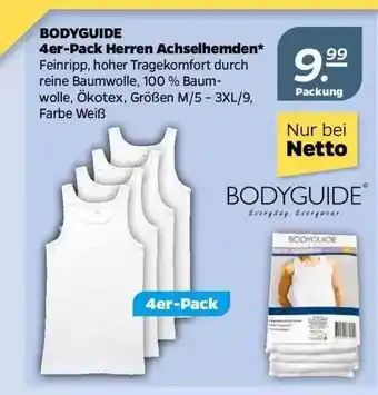 NETTO Bodyguide 4er-pack Herren Achselhemden Angebot