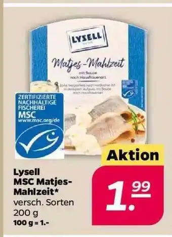 NETTO Lysell Msc Matjes-mahlzeit Angebot