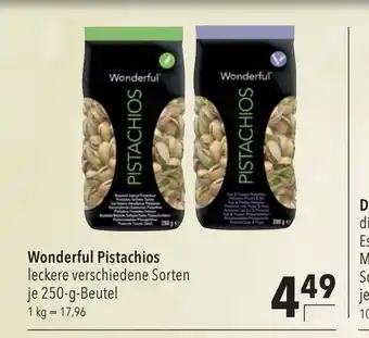 CITTI Markt Wonderful Pistachios 250 g beutel Angebot