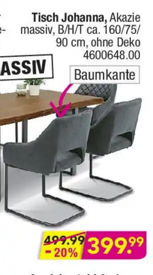 Möbel Boss Tisch Johanna Angebot