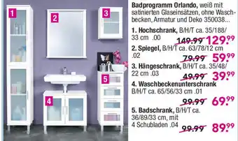 Möbel Boss Badprogramm Orlando Angebot