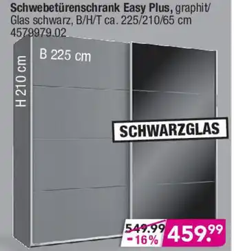 Möbel Boss Schwebetürenschrank Easy Plus Angebot