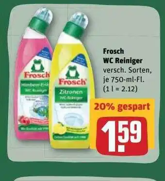 REWE Kaufpark Frosch Wc Reiniger Angebot