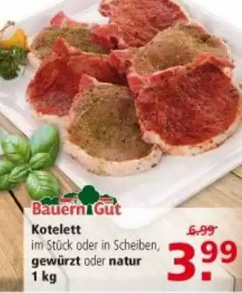 Multi Markt Bauern Gut Kotelett Gewürzt Oder Natur Angebot