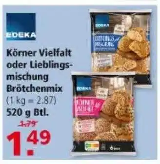 Multi Markt Körner Vielfalt Oder Lieblingsmischung Brötchenmix Angebot