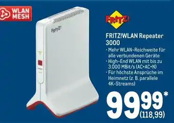 METRO FRITZ! WLAN Repeater 3000 Angebot