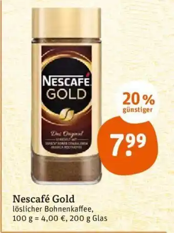 tegut Nescafe gold 100g Angebot