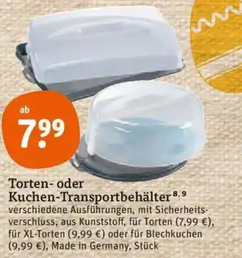 tegut Torten- oder kuchen-transportbehalter Angebot