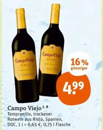 tegut Campo viejo Angebot