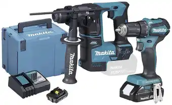 Conrad Makita  DLX2454AJ Akku-Bohrschrauber, Akku-Bohrhammer  18 V 2 Ah Li-Ion Angebot