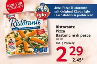 Selgros Ristorante pizza bastoncini di pesce 555g Angebot