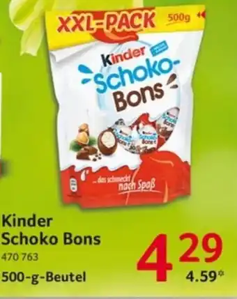 Selgros Kinder schoko bons 500 g Angebot