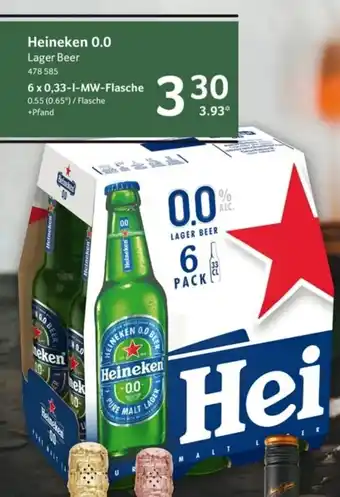 Selgros Heineken 0.0 6 x 0,33 l Angebot