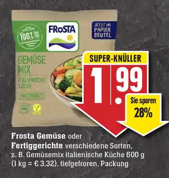 E-Center Frosta Gemuse o. Fertiggerichte 600g Angebot