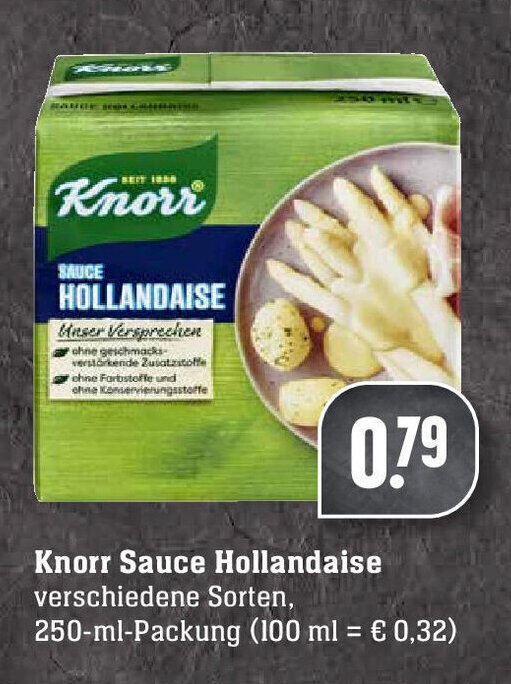 Knorr Sauce Hollandaise 250ml Angebot bei ECenter