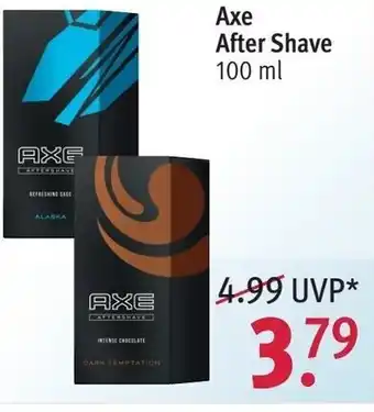 Rossmann Axe After Shave 100 ml Angebot