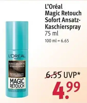 Rossmann L'Oreal Magic Retouch Sofort Ansatz Kaschierspray 75 ml Angebot