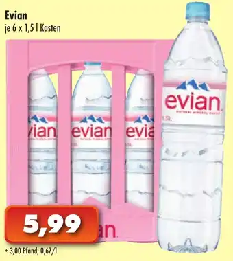 Lösch Depot Evian 6x1,5L Kasten Angebot