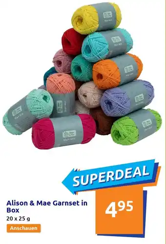 Action Alison & Mae Garnset in Box 20 x 25g Angebot